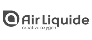 Logo cinza marca Air Liquide