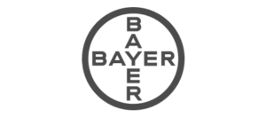 Logo cinza marca Bayer